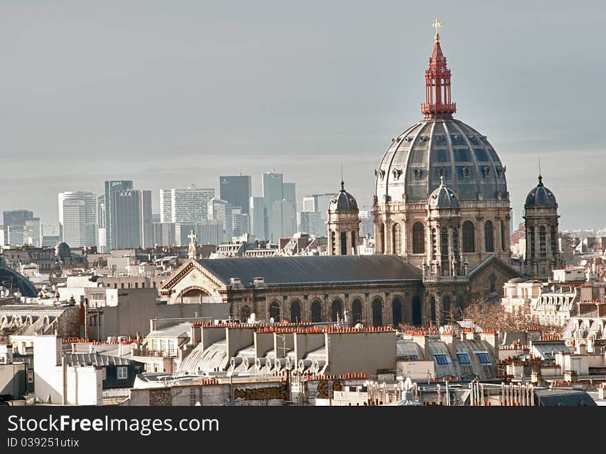 Architecture Detail Of Paris