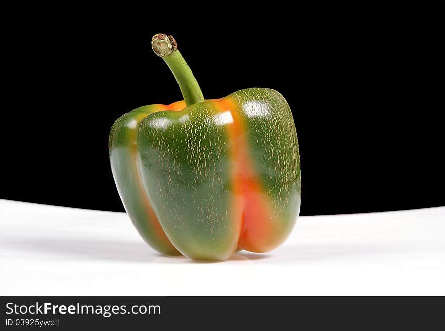 Large multi-colored pepper