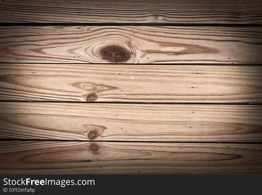 Wood Texture In Horizontal