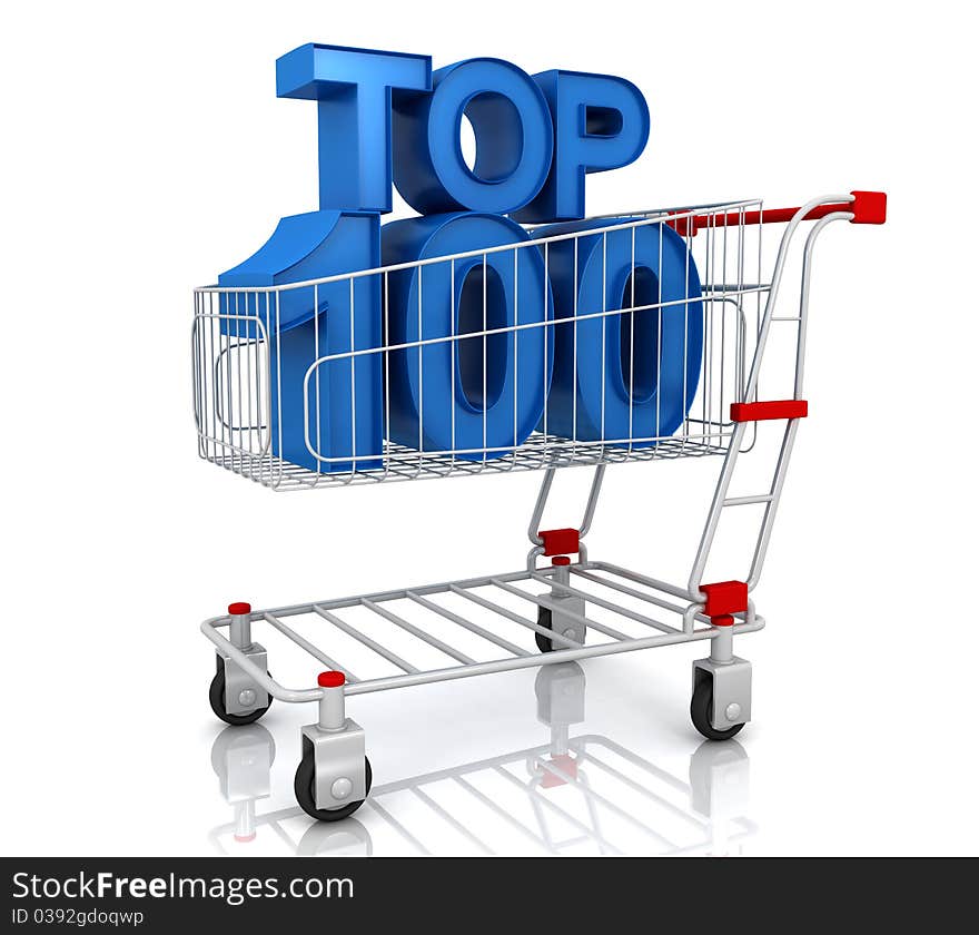 Top hundred in shopping cart