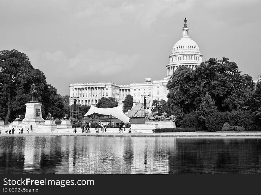 Park near the Capitol in Washington, DC. Park near the Capitol in Washington, DC