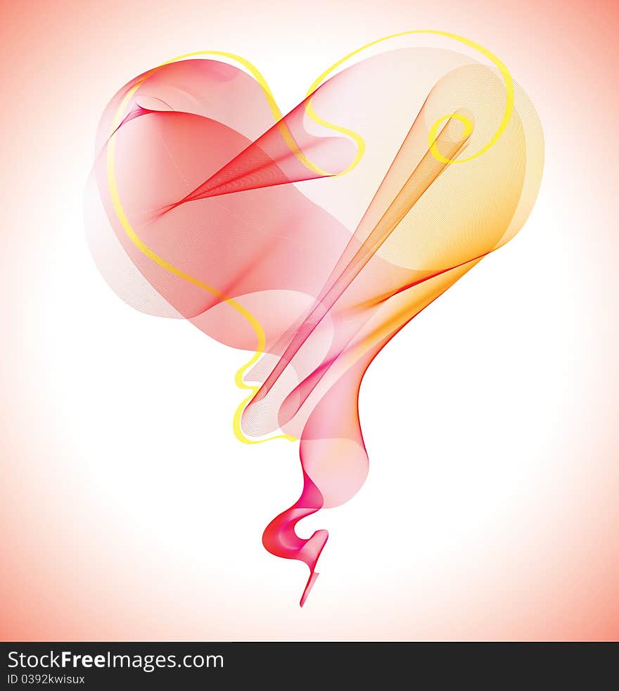 Valentines background with heart