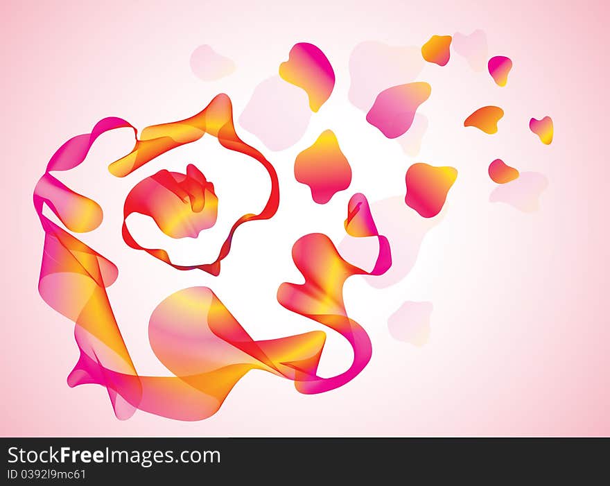 Abstract background with wave for your design