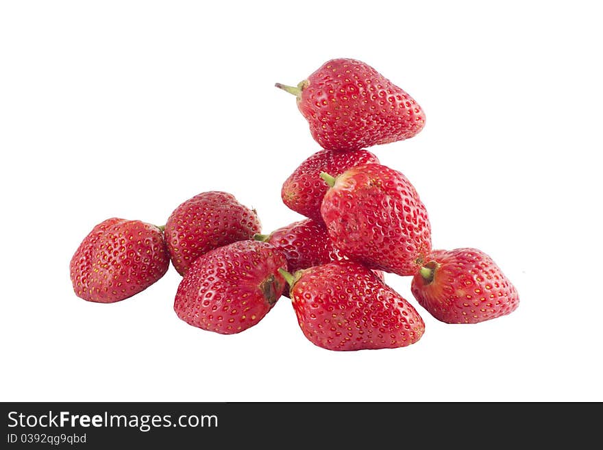 Strawberry isolated on white background