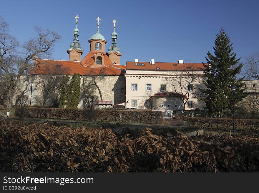 Prague landmark - St Lawrence church