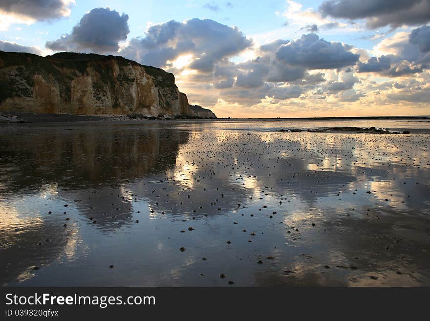 Coast in Normandy