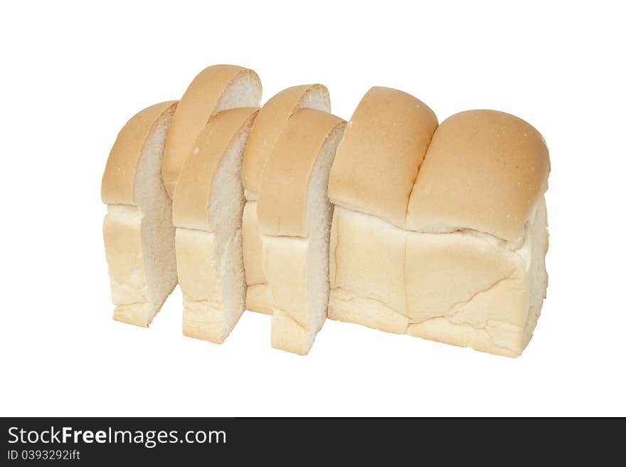 Bread On White Background