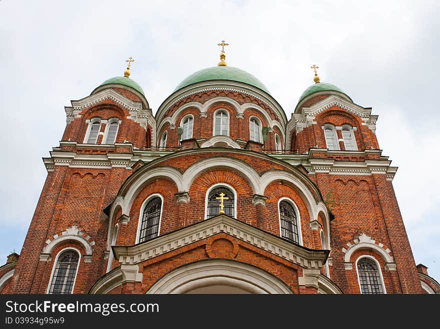 View of Spasso-Borodino Convent, Moscow region, Russia