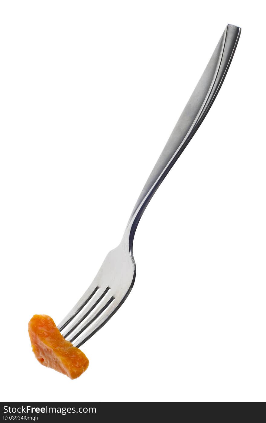 Sweet Potato Yam on a Fork