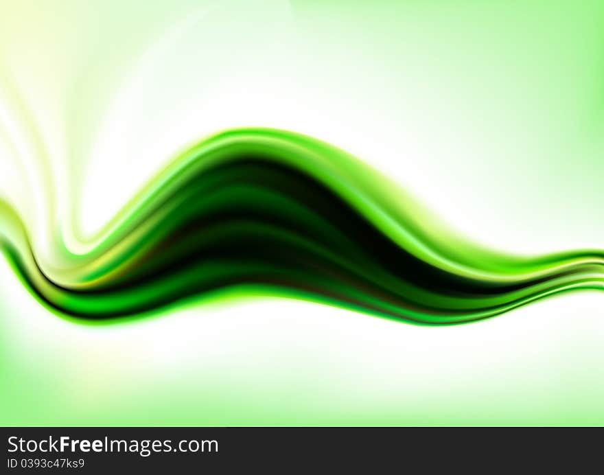 Green abstract background in horizontal composition. Green abstract background in horizontal composition