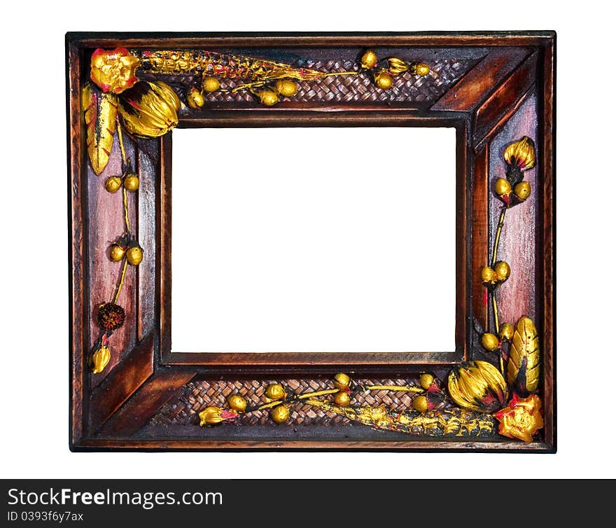 Coconut wood frame