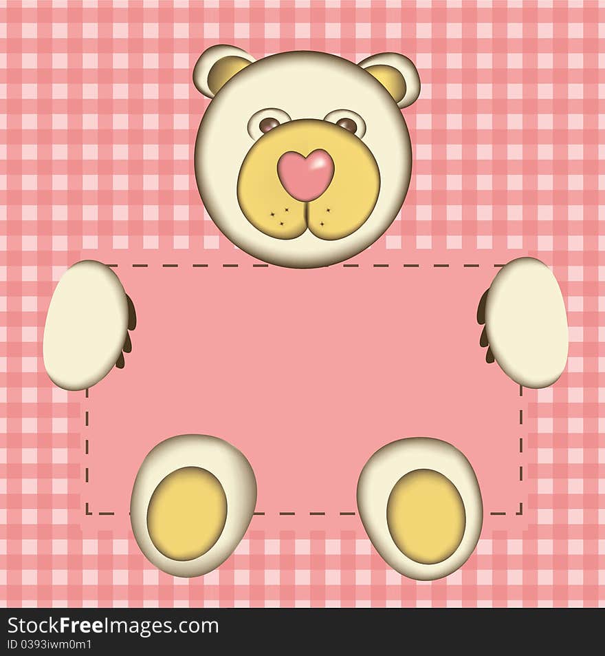 Bear for baby girl