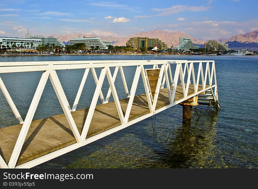 View From The Bridge On Resort Hotels, Eilat