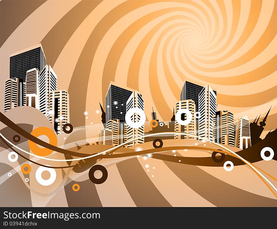 Cityscape Background for your advert text