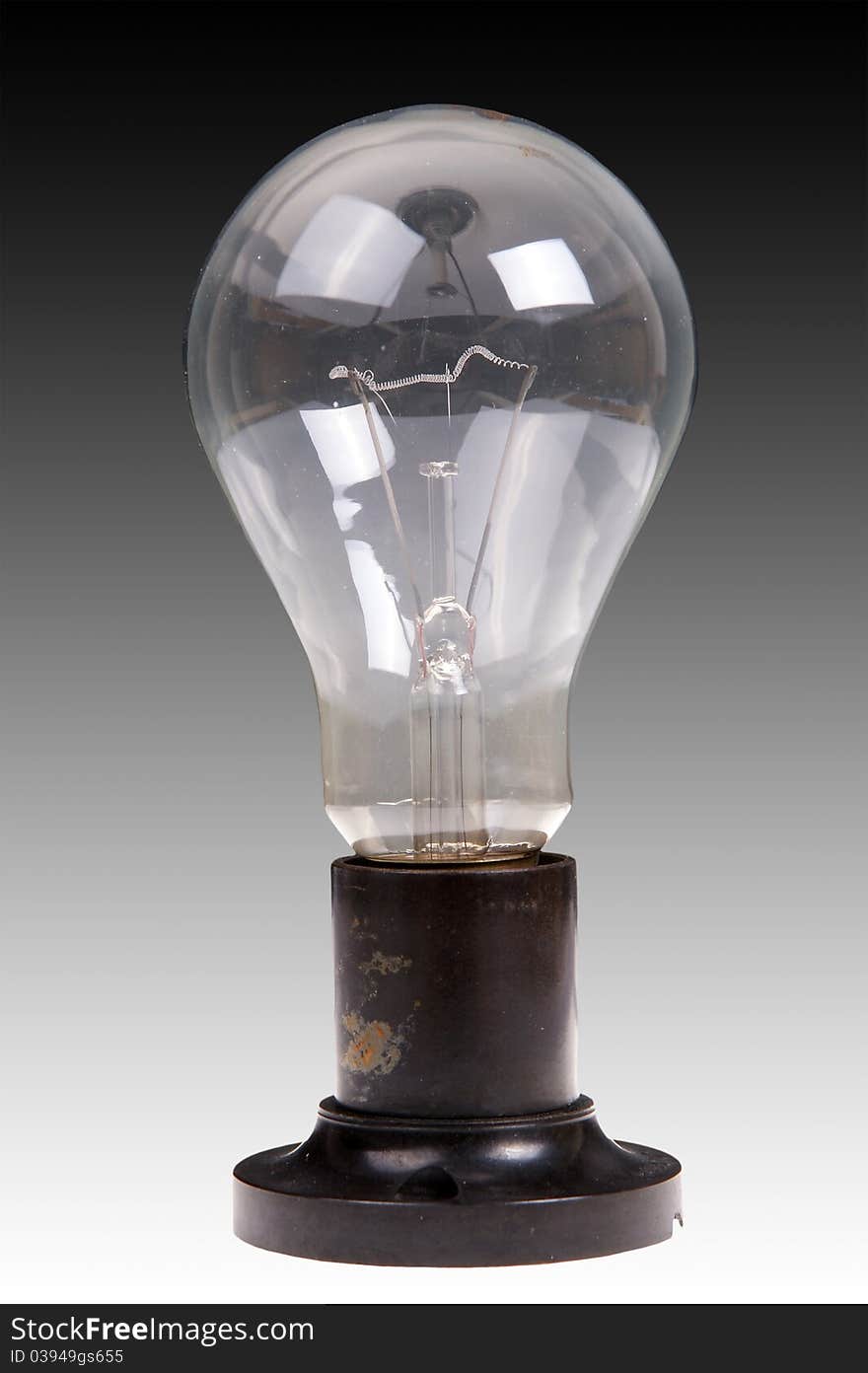 Large Brushed Electric Incandescent Lamp