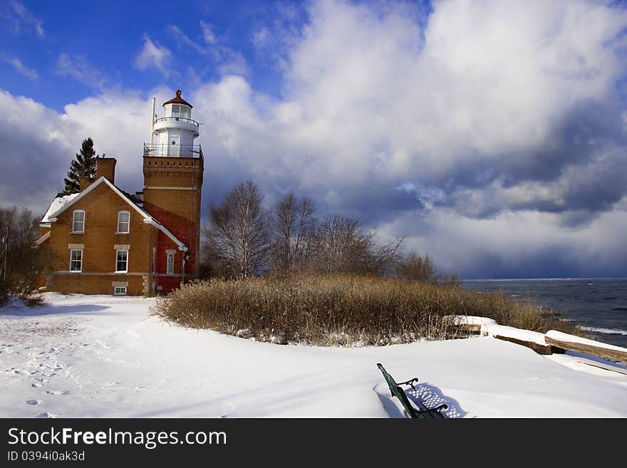 Lake superior lighthouse