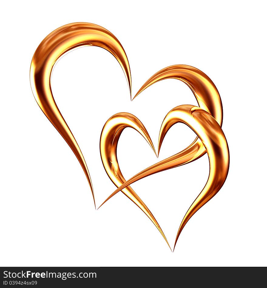 Golden hearts