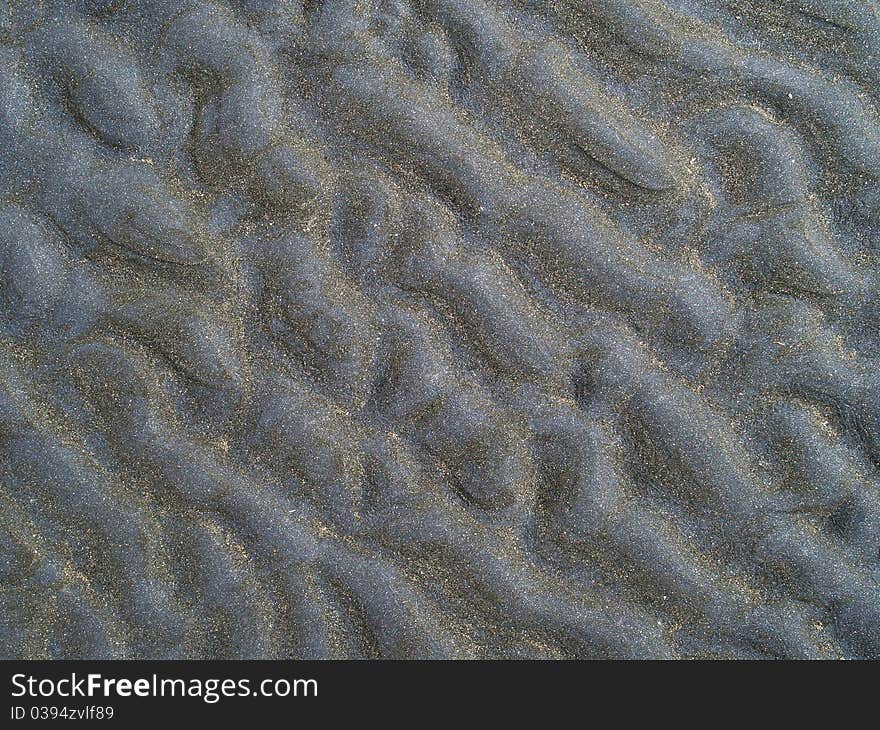 Texture of sand, Three Sisters beach, New Zealand