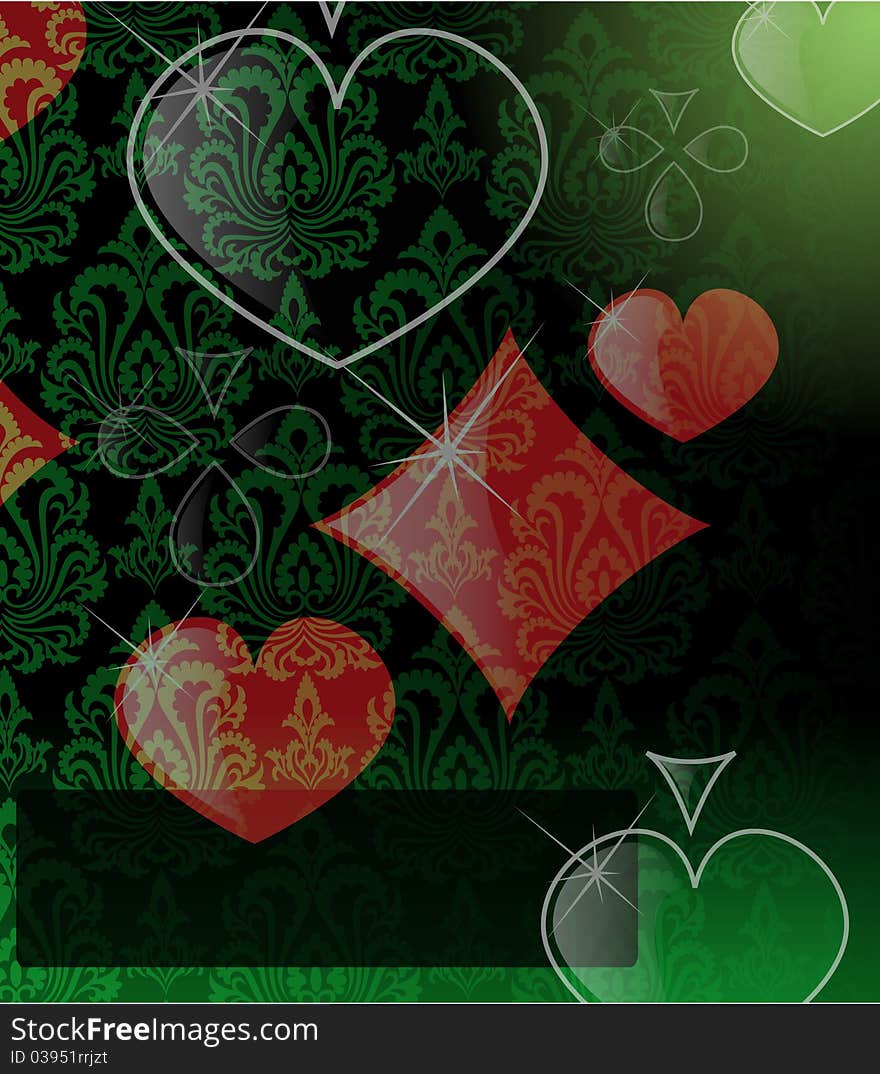 The  Abstract Play Card Background