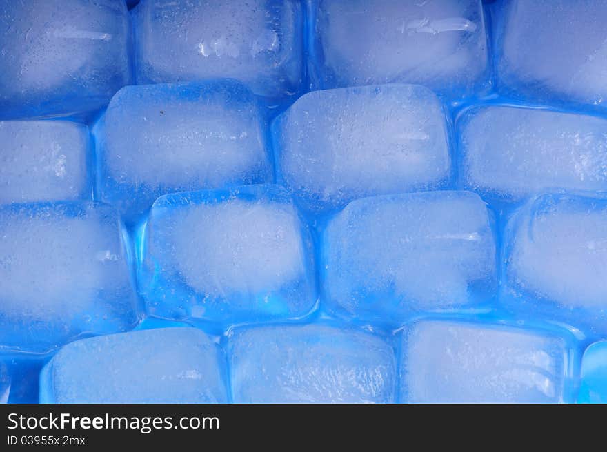 Man ice wall