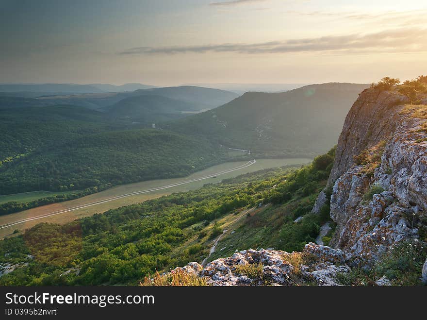 Beautiful mountain landscape