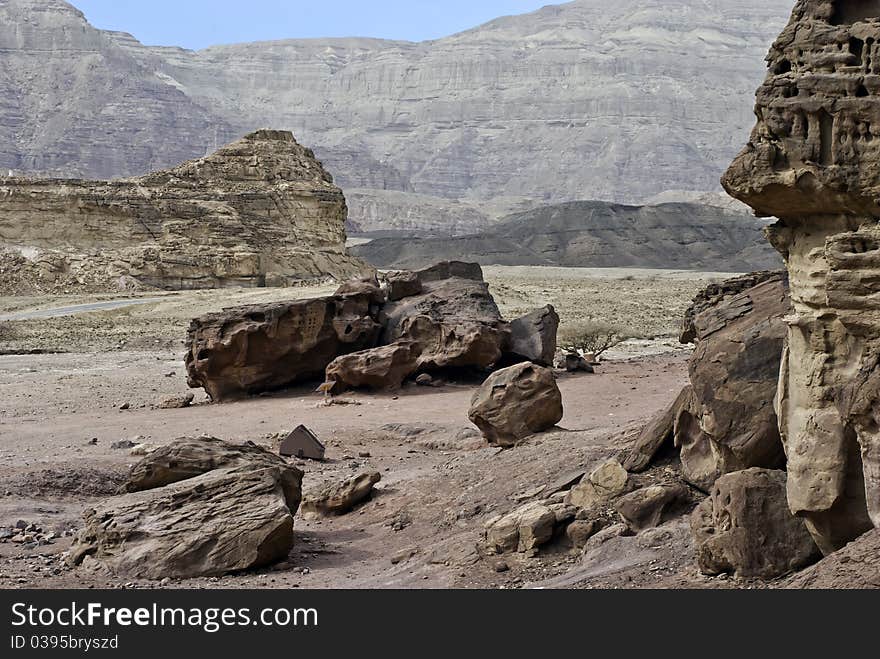 Stones of Timna park, Israel