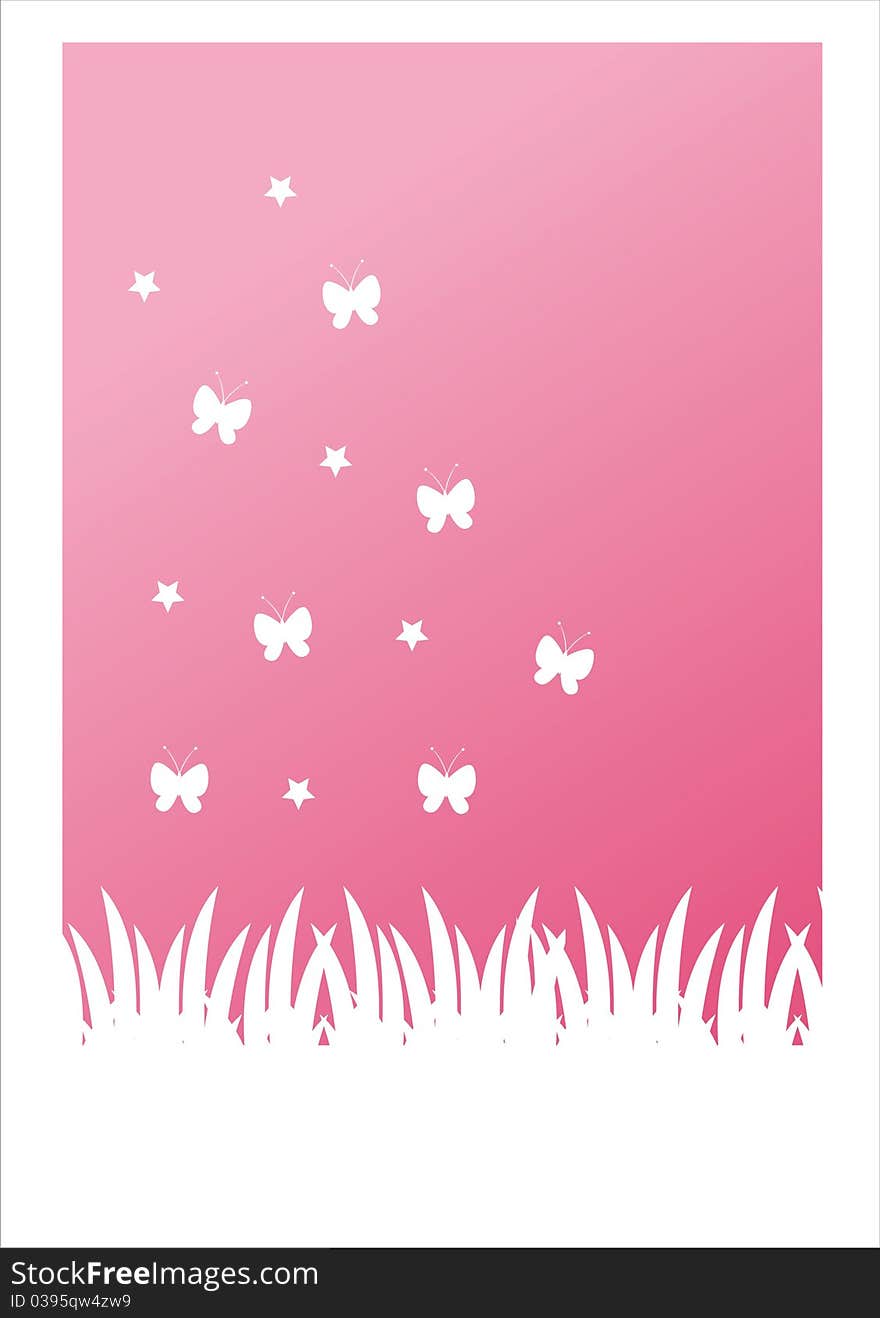 Pink Nature Background