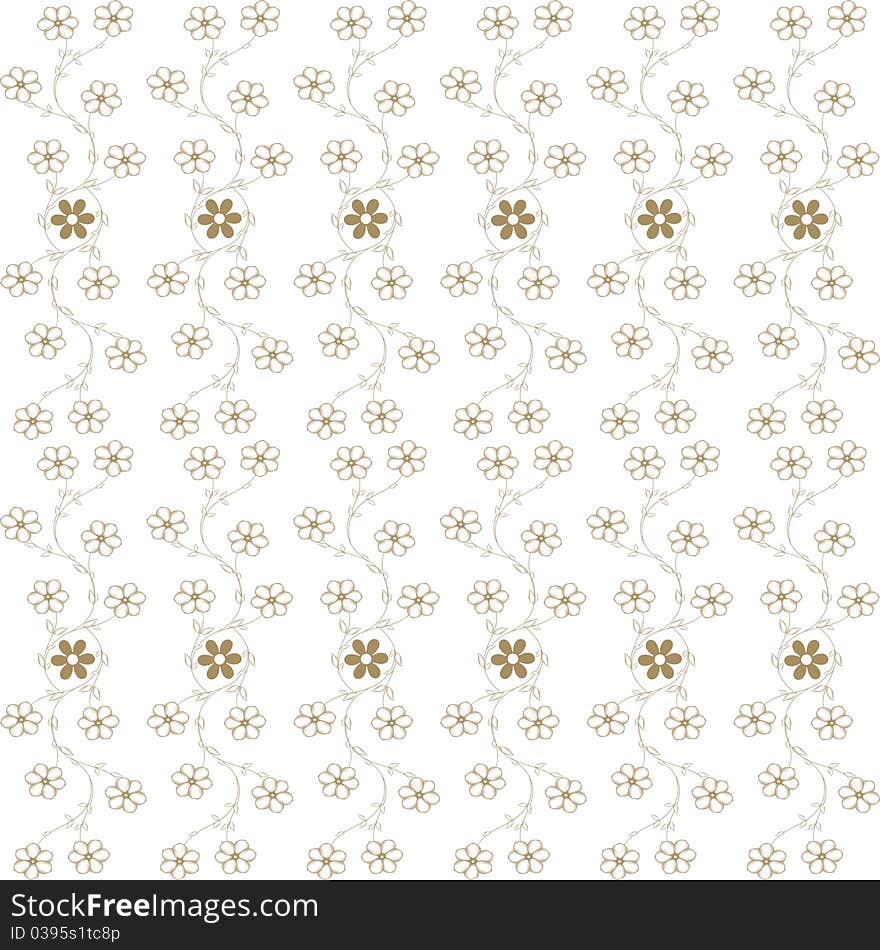 Beautiful abd abstract floral pattern background