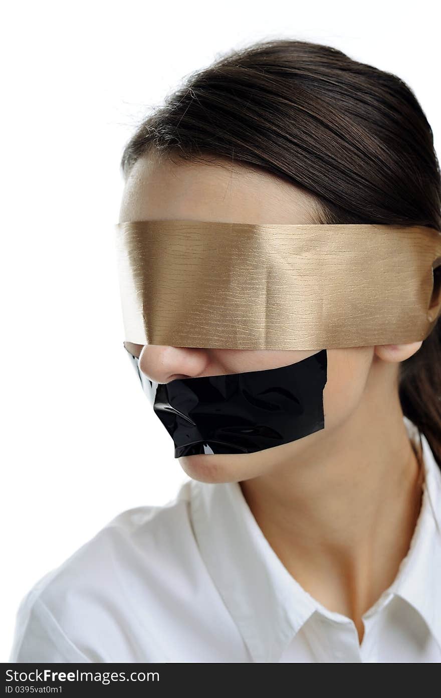 Woman In Blindfold