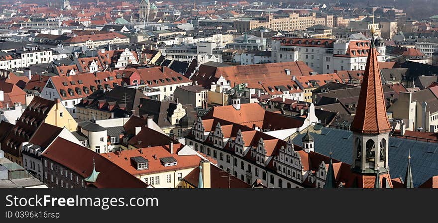 Munich, Germany. Panoramic view