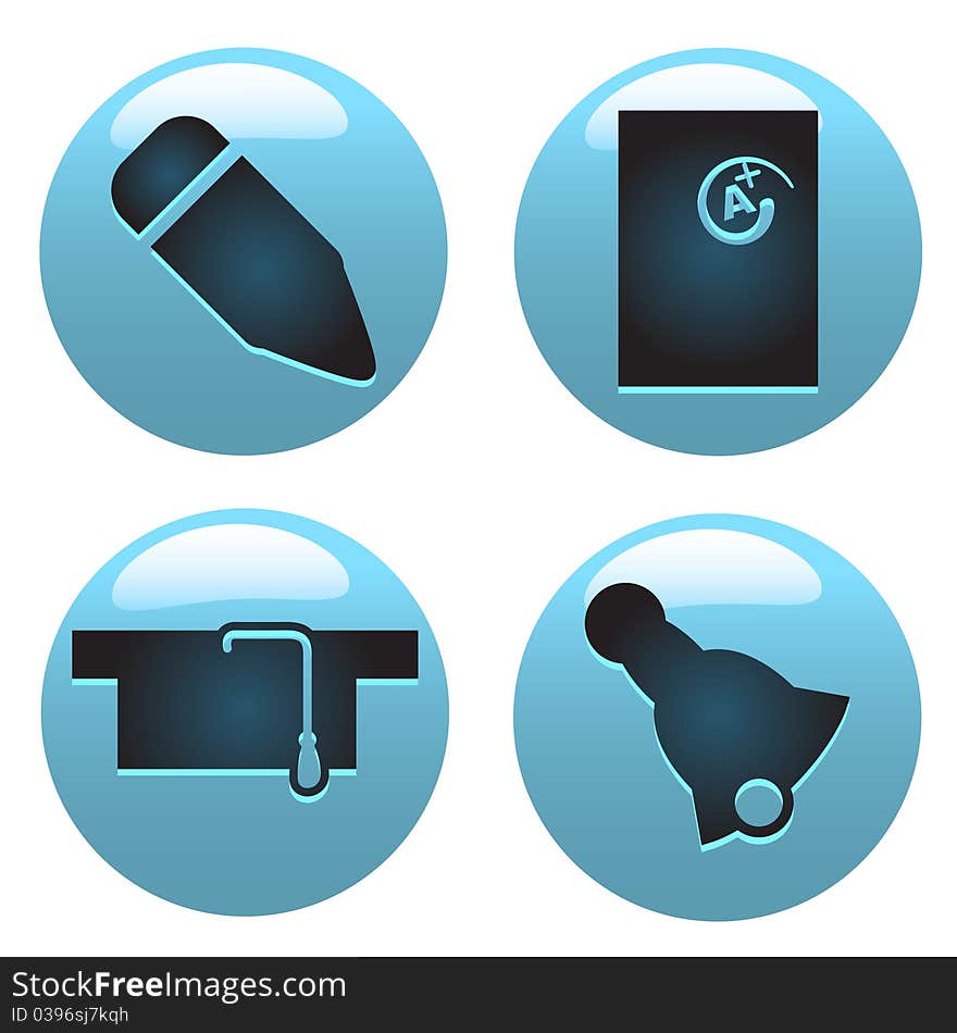 Set of Education Icon vector