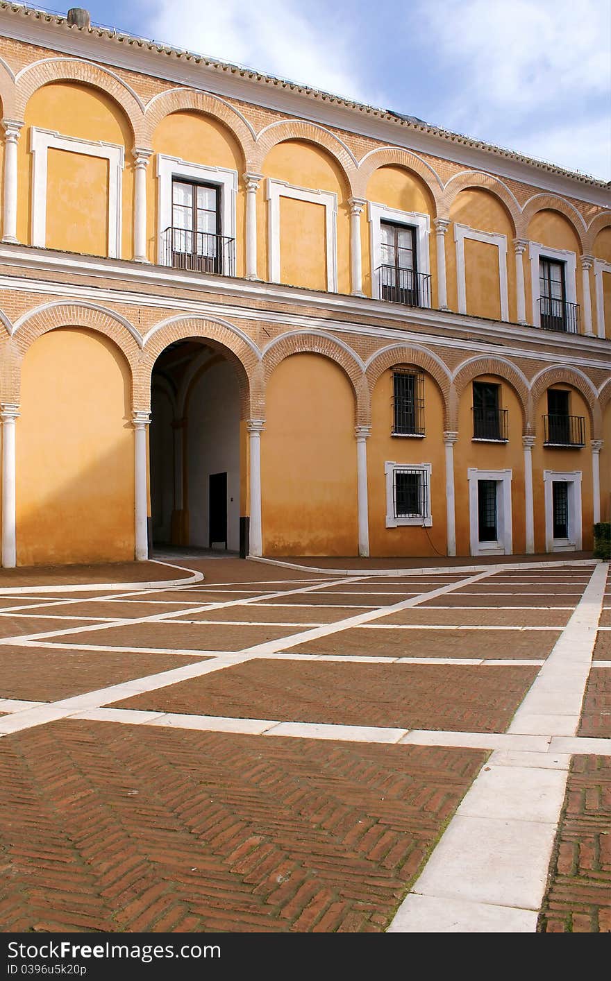 Real Alcazar Moorish Palace In Seville