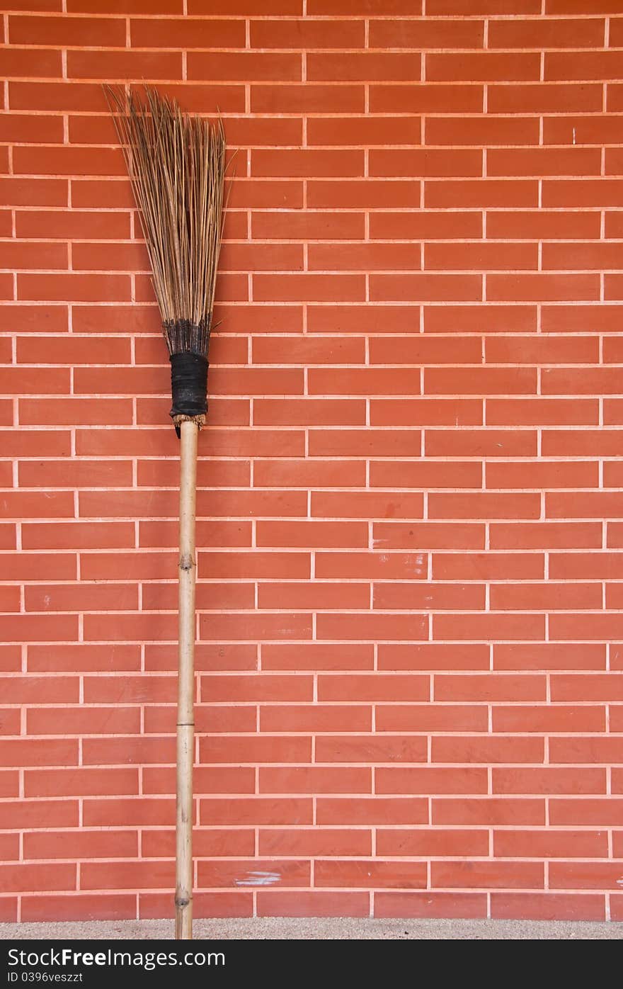 Broom Brick On Wall