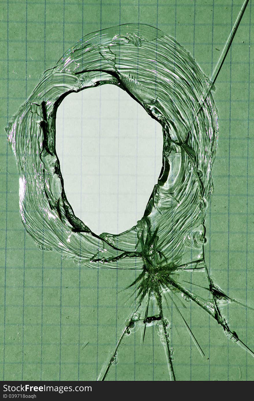 Paper  Sheet  Glass  Transparent  Broken