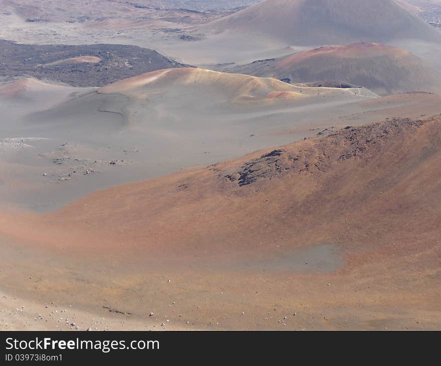 Clouds over mountains