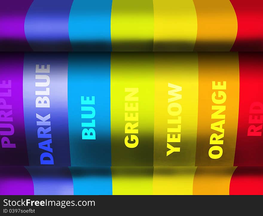 Abstract rainbow background