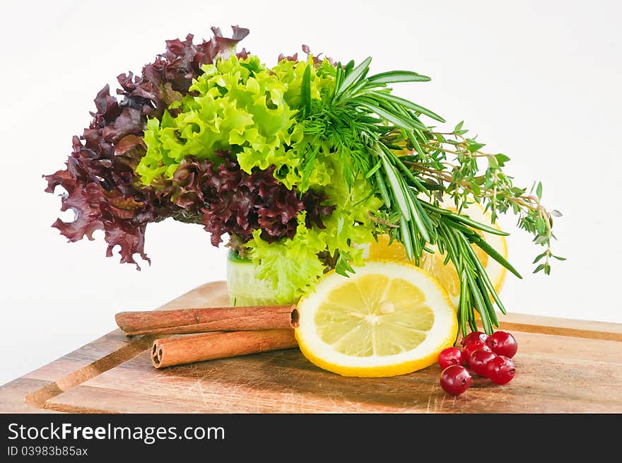 This is a close-up of vegetables and fruits