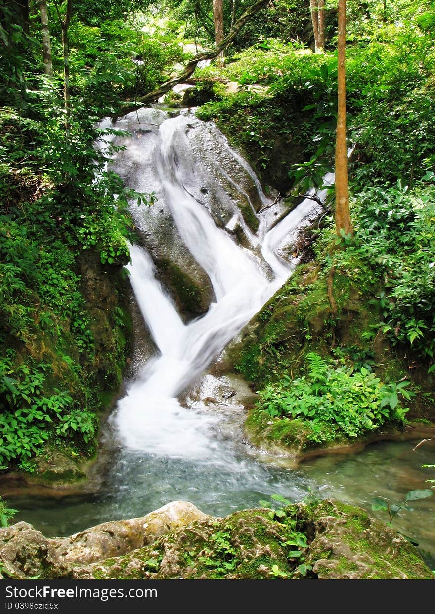 Mae Khamin Waterfalls In Thailand