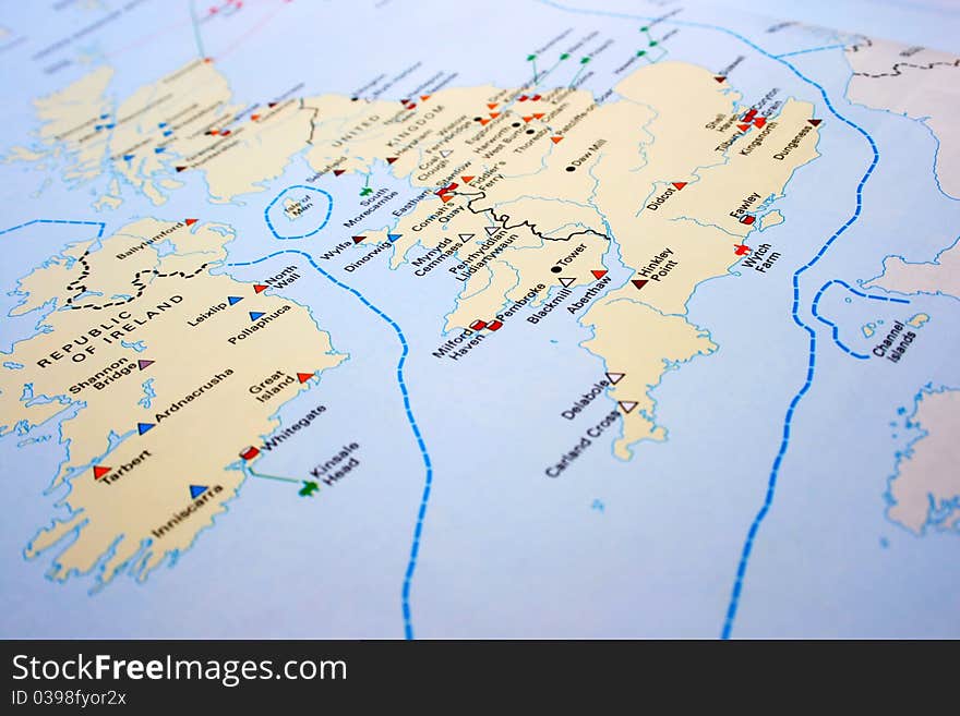 United Kingdom map