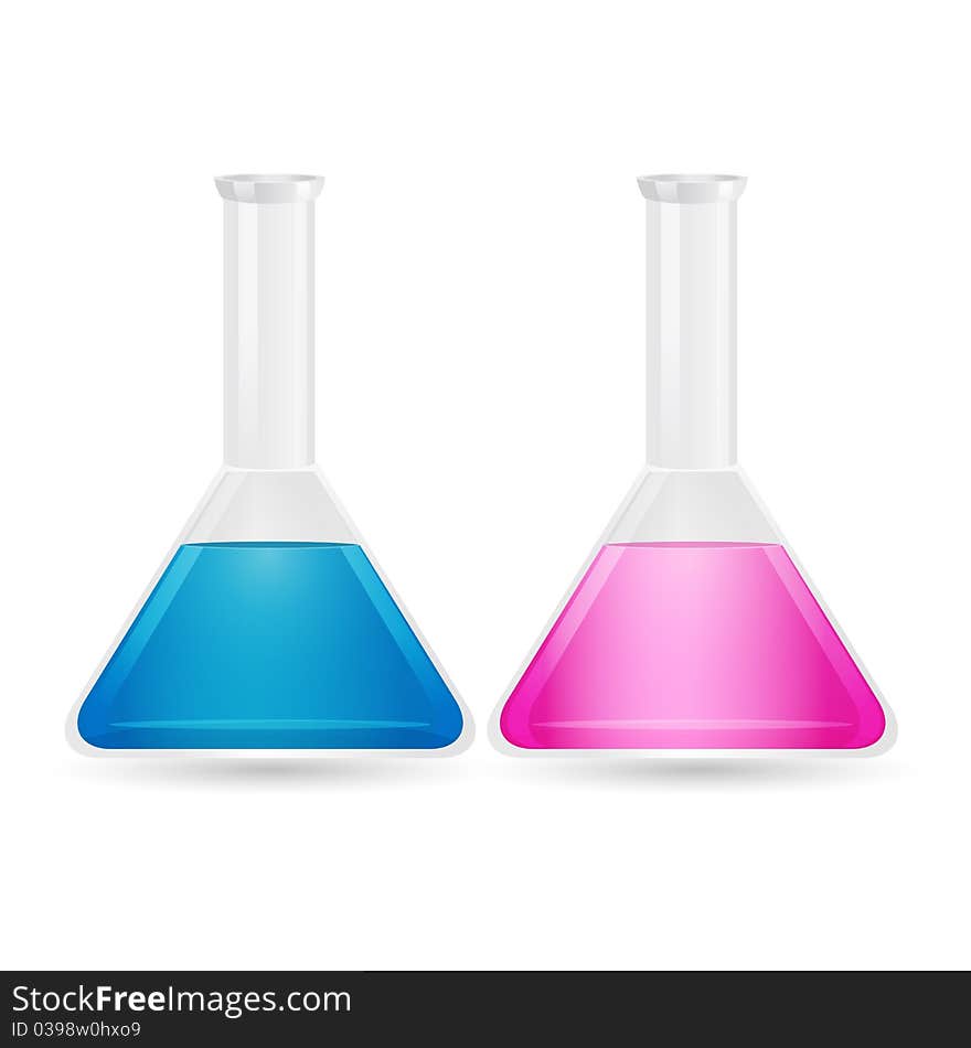 Isolated beakers