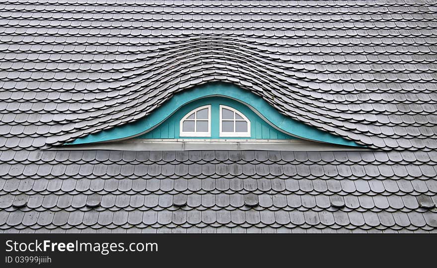 Detailed view of a Dormer rn. Detailed view of a Dormer rn