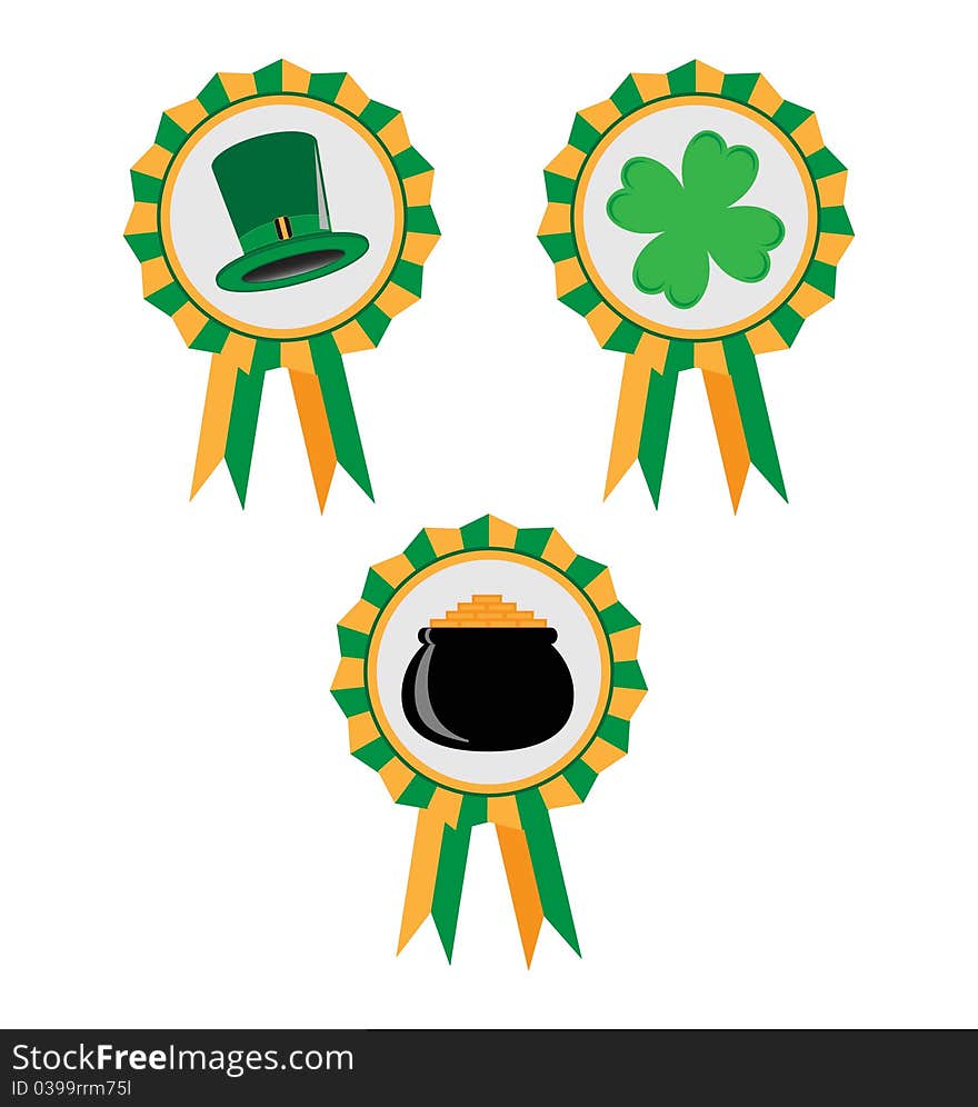 St. Patrick's Day, set of banners. Vector image.