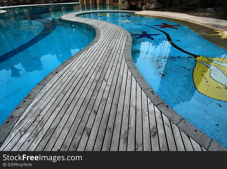 Two Swimming pools,one for children another for adults in the Community