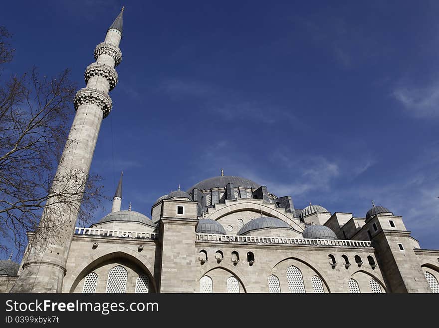 Suleymaniye Mosque in Istanbul,Turkey