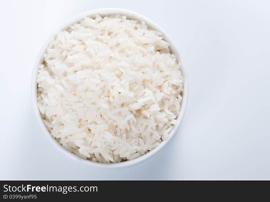 Rice in a bowl