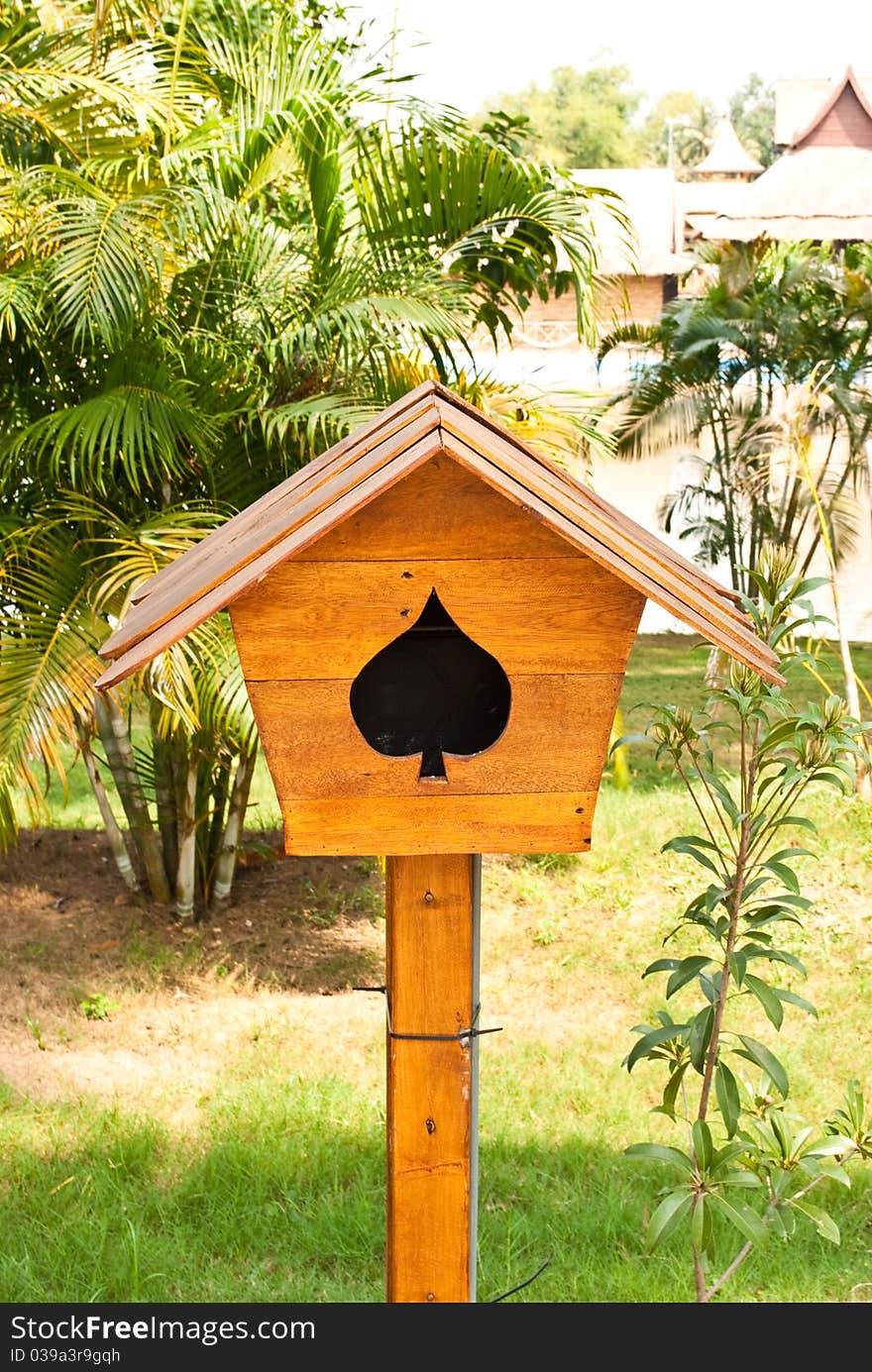 Wood loudspeaker.