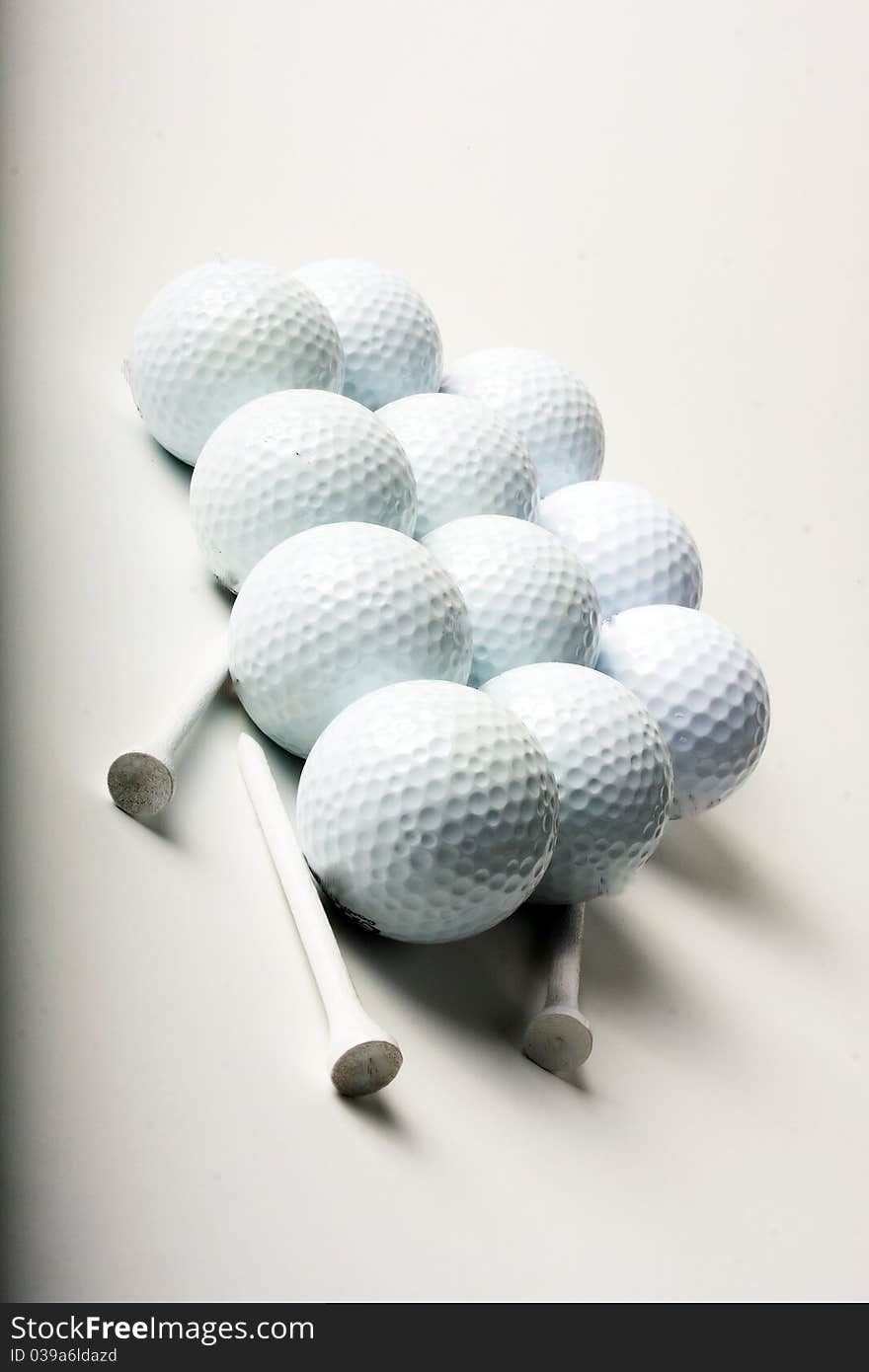 Golf Balls And Tees