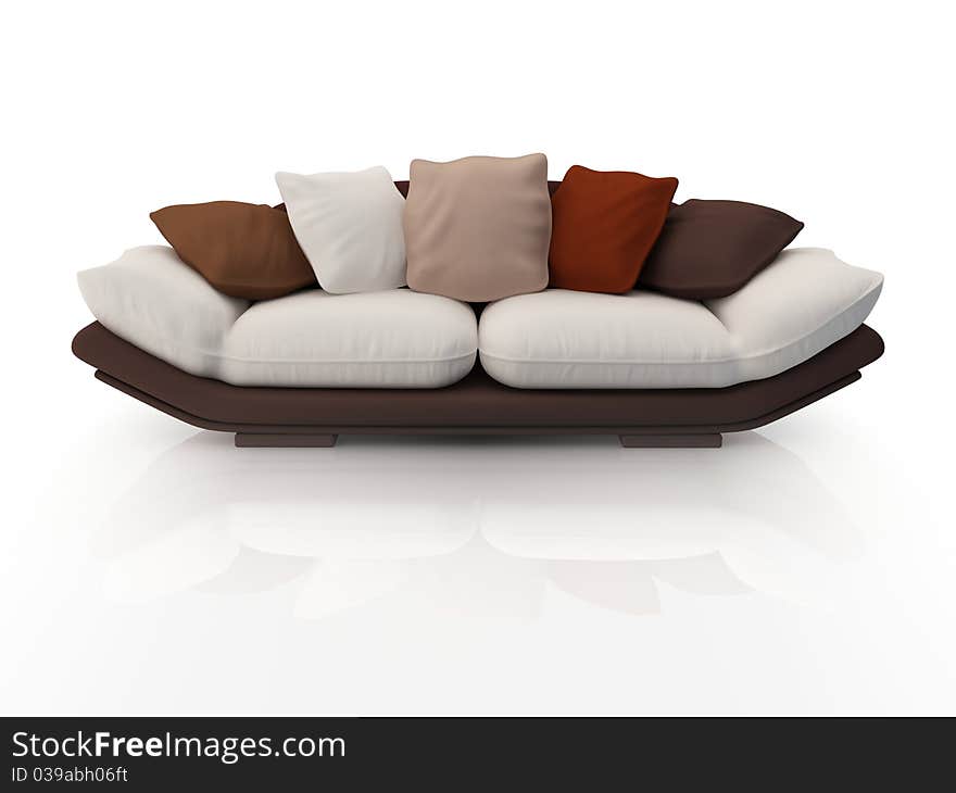 Modern sofa.