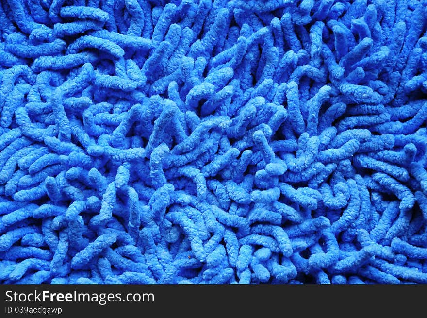 Image of blue fabric fiber texture