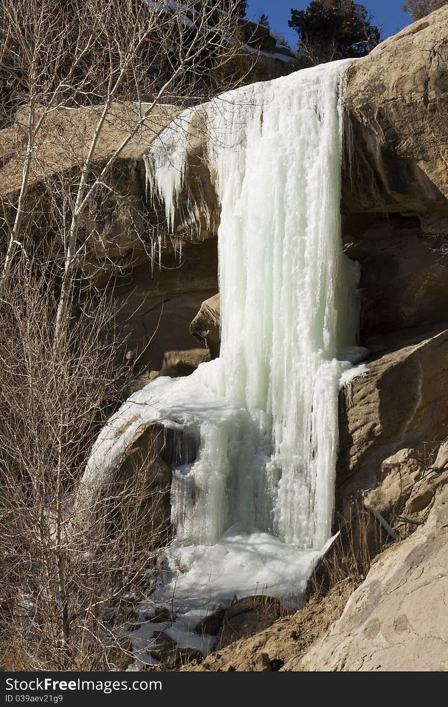 Frozen Waterfall